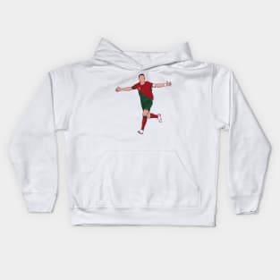 Cristiano Ronaldo Portugal Football Player Kids Hoodie